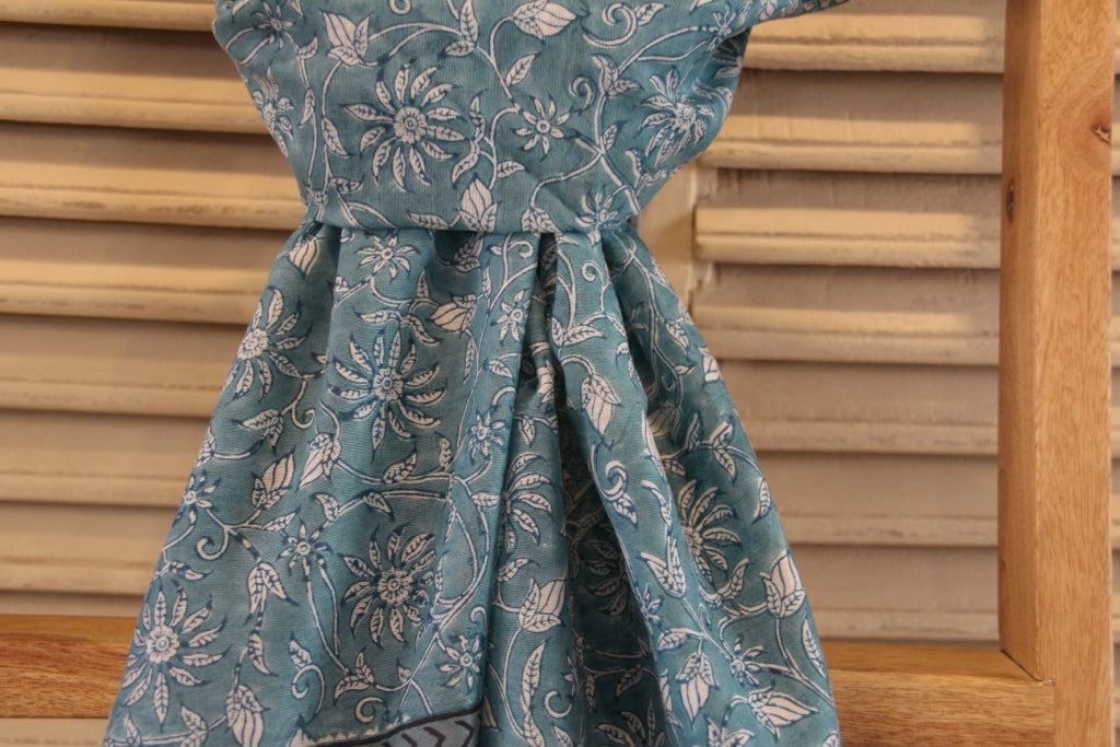 Scarf  Hand Block Printed Cotton - MYYRA