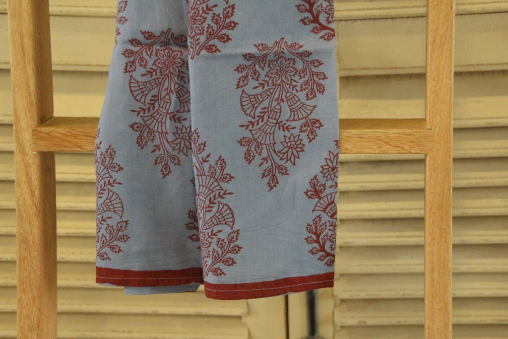Scarf  Hand Block Printed Cotton - MYYRA