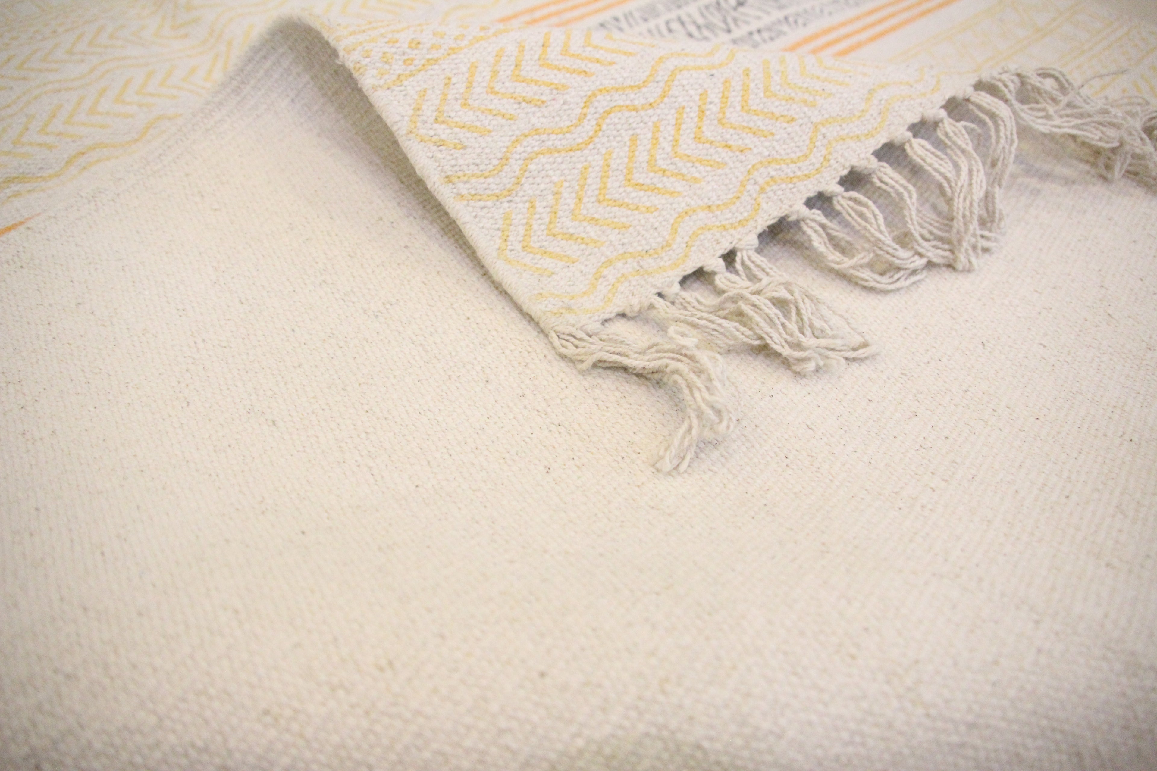 Rugs Hand Block Printed Cotton - MYYRA
