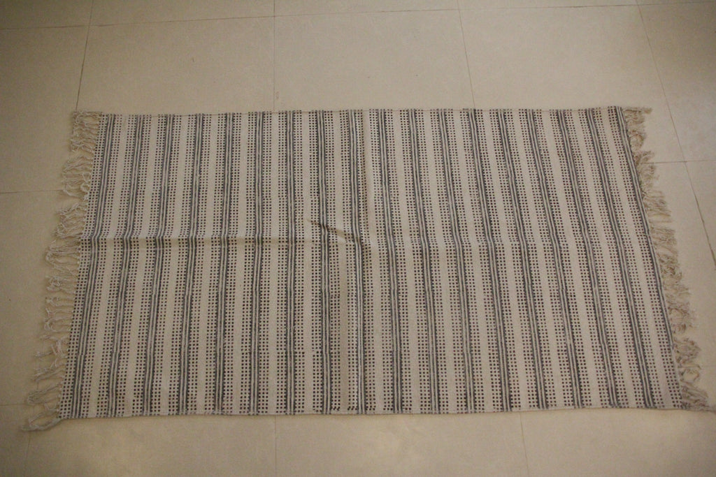 Rugs Hand Block Printed Cotton - MYYRA