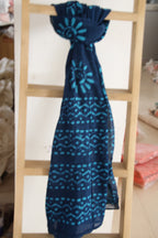 Scarf  Hand Block Printed Cotton - MYYRA