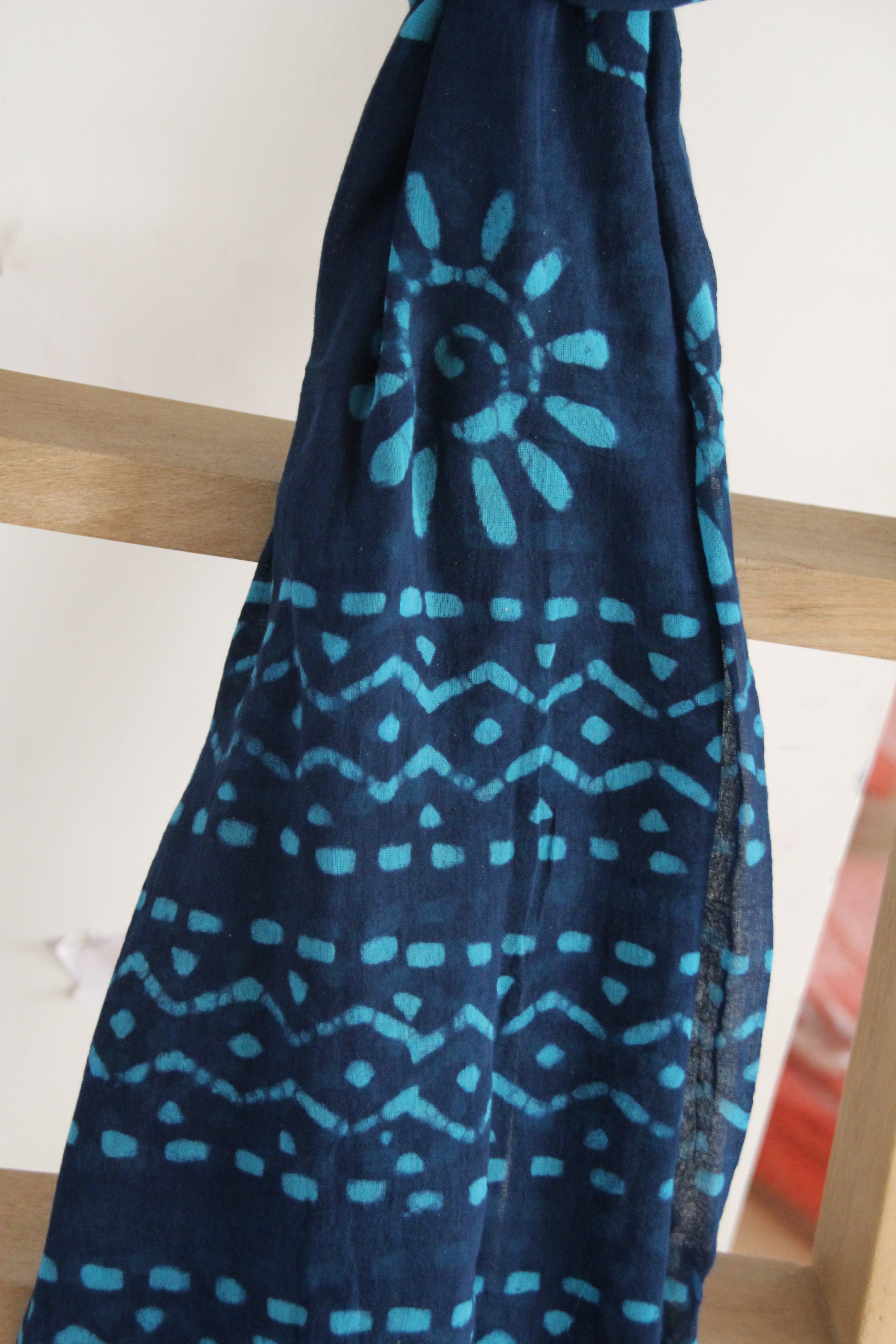 Scarf  Hand Block Printed Cotton - MYYRA