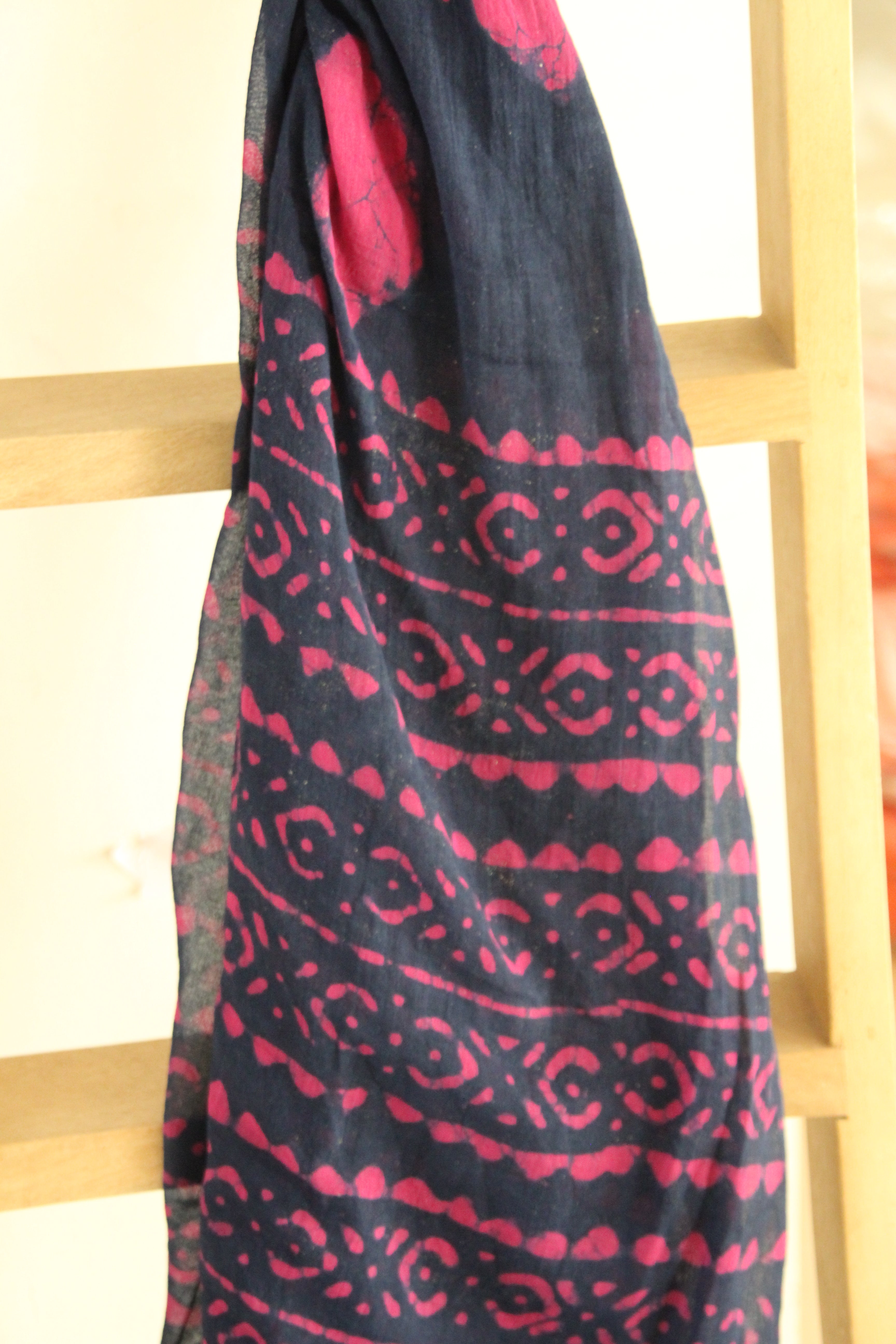 Scarf Hand Block Printed Cotton - MYYRA