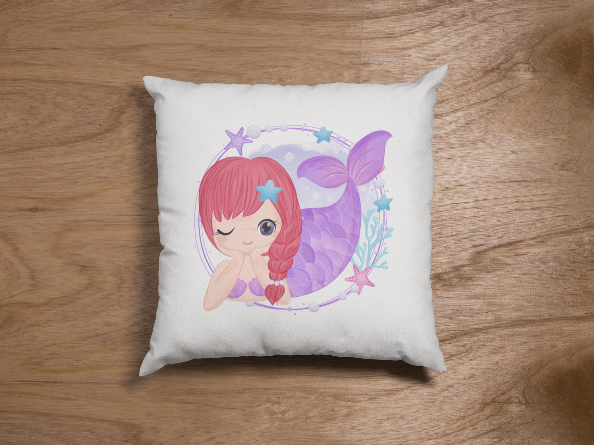 Close-up of digital print on kids prints cushion cover #15 | Myyra Jaipur