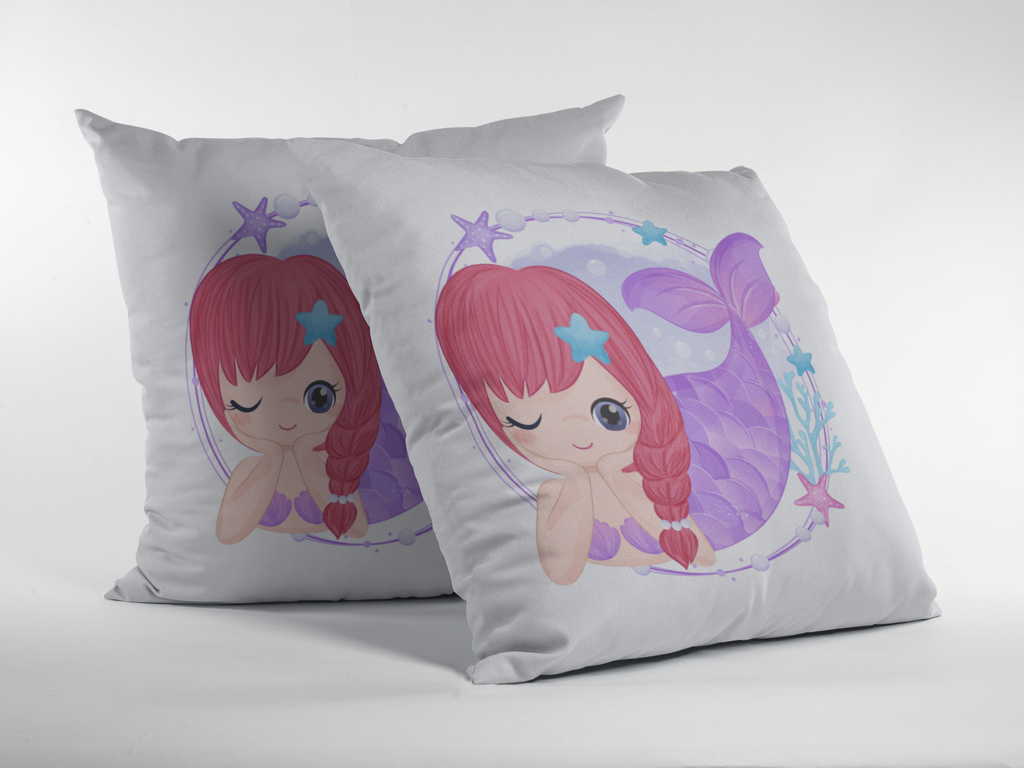 Pair of digital printed kids prints cushion covers #15 styled view | Myyra Jaipur