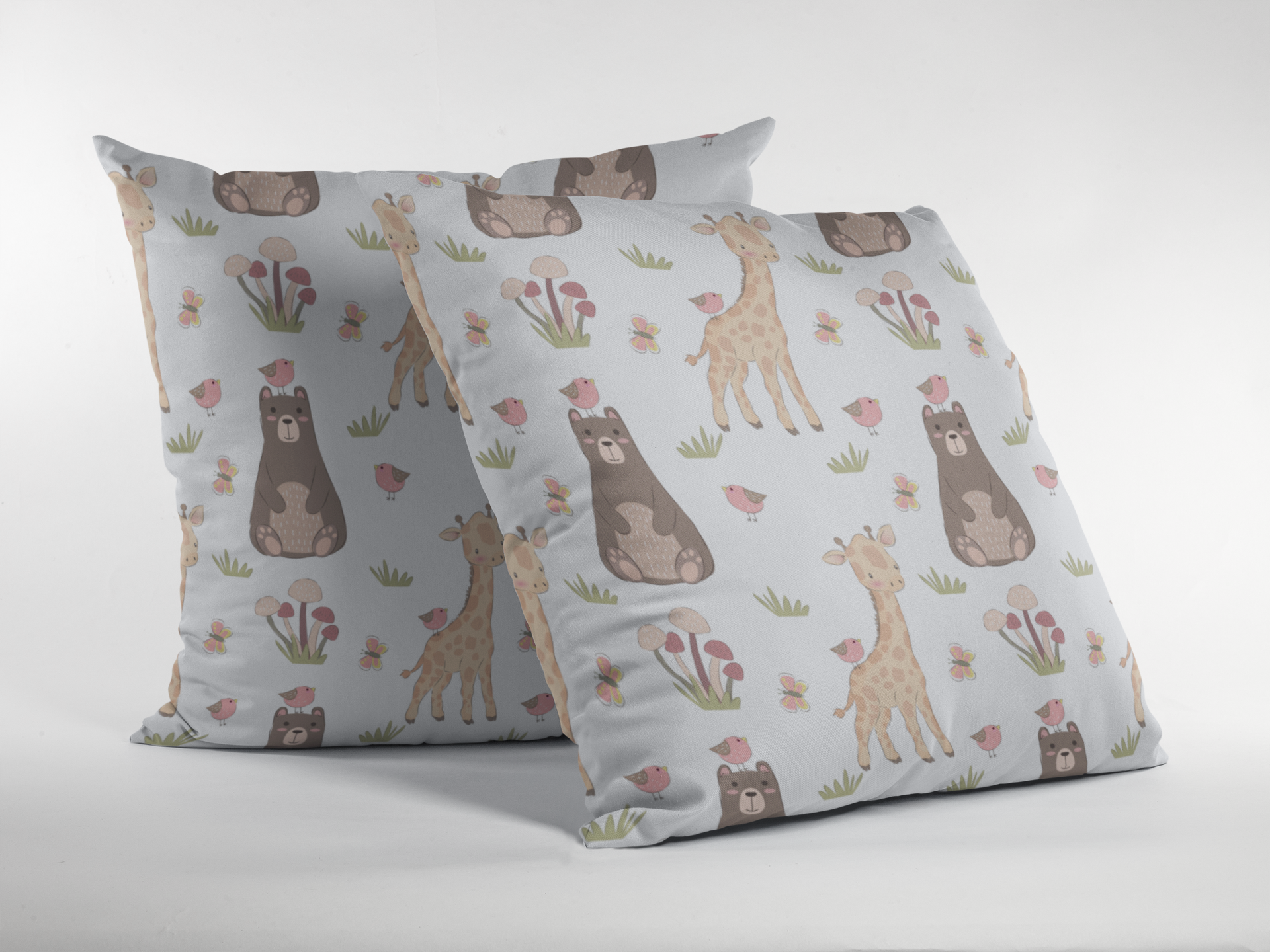 Lifestyle view of digital printed kids prints cushion cover #22 | Myyra Jaipur