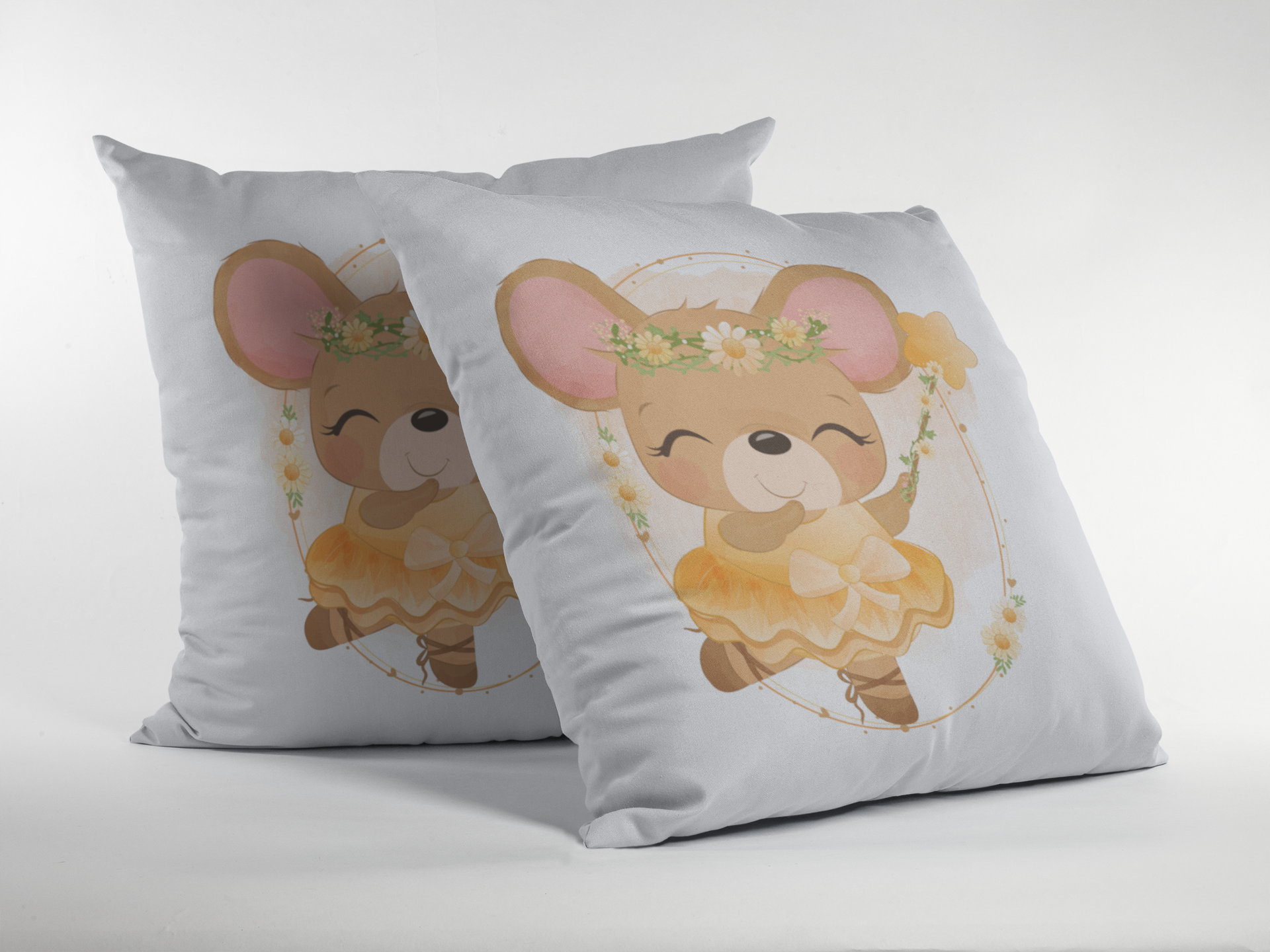 Lifestyle view of digital printed kids prints cushion cover #18 | Myyra Jaipur