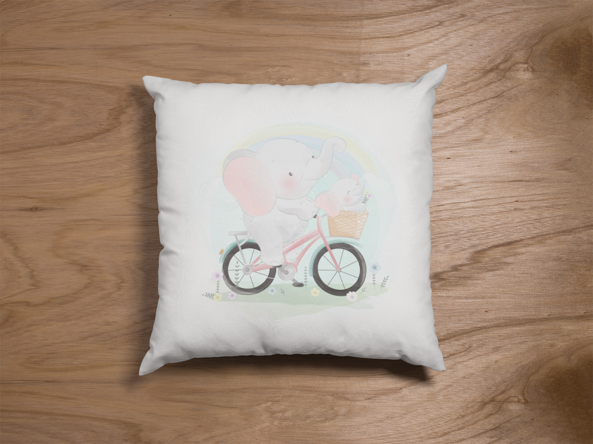 Close-up of digital print on kids prints cushion cover #25 | Myyra Jaipur