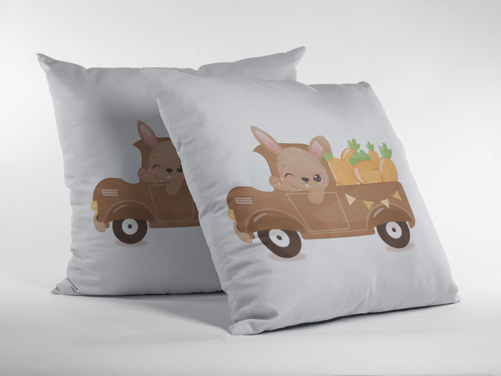 Close-up of digital print on kids prints cushion cover #17 | Myyra Jaipur