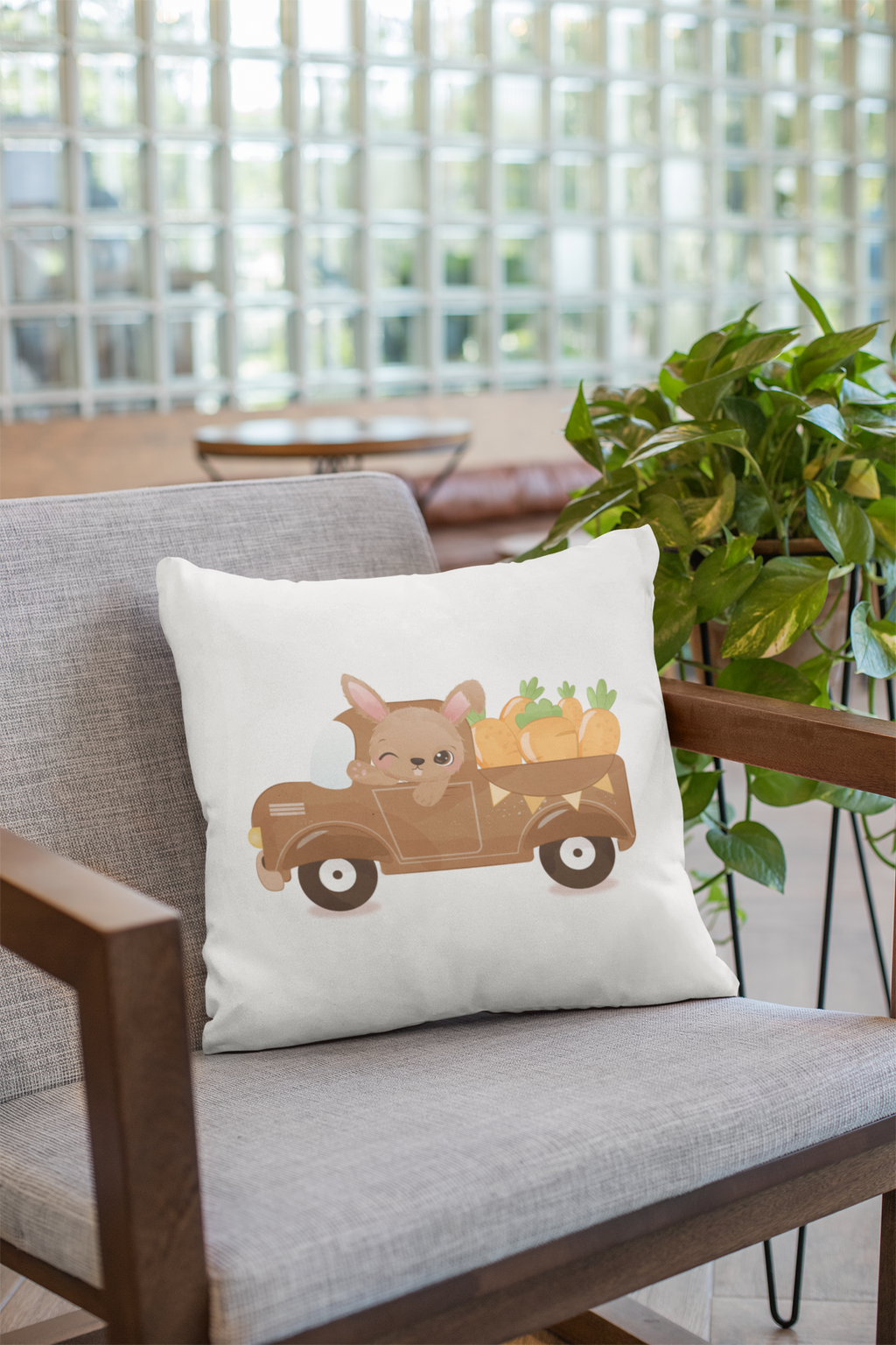 Pair of digital printed kids prints cushion covers #17 styled view | Myyra Jaipur