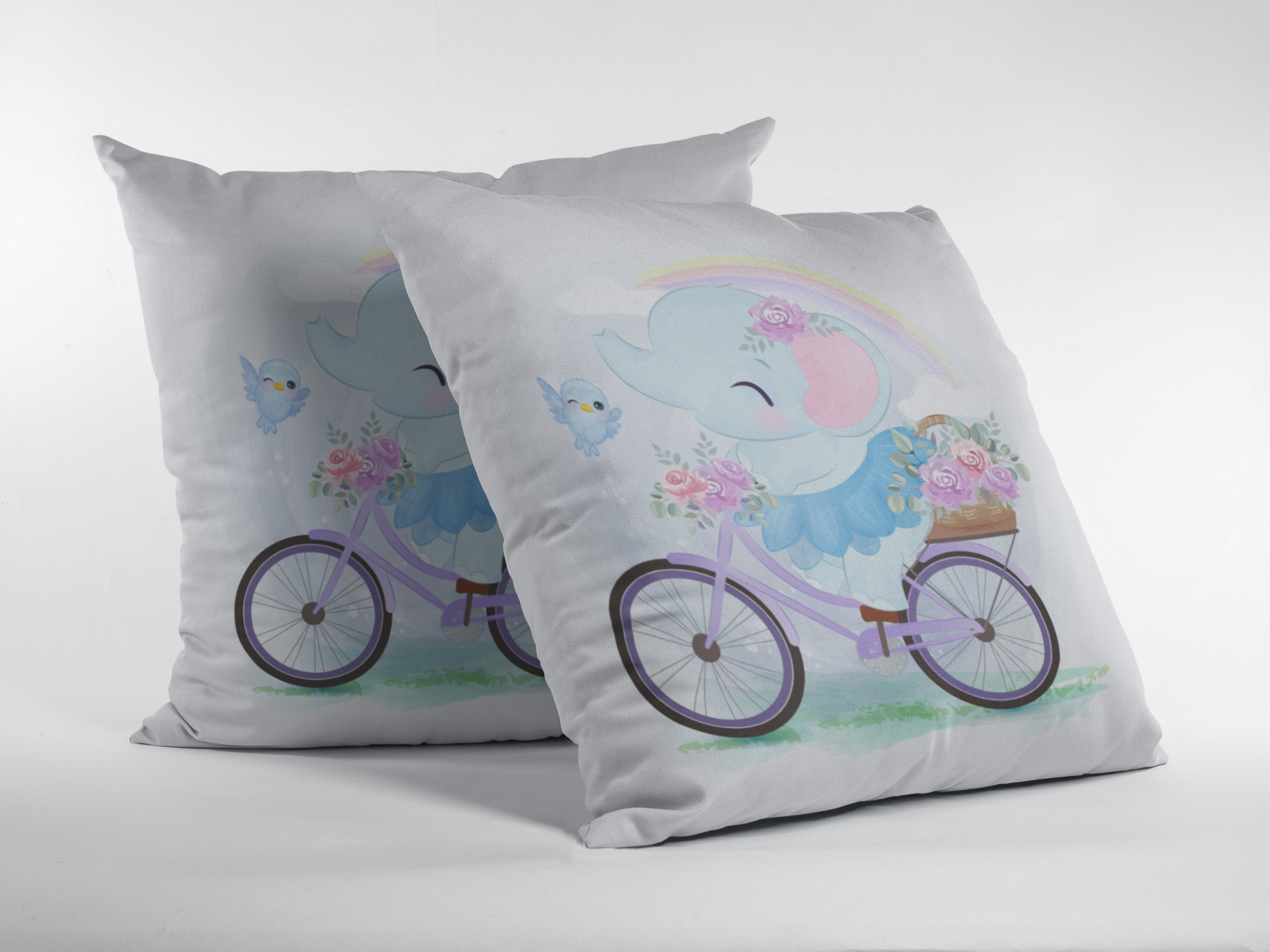 Lifestyle view of digital printed kids prints cushion cover #21 | Myyra Jaipur