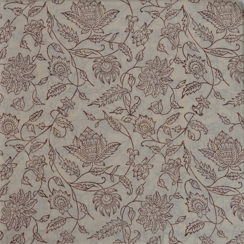Hand block printed organic cotton fabric yardage from Myyra Jaipur
