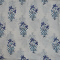 Hand block printed organic cotton fabric yardage from Myyra Jaipur