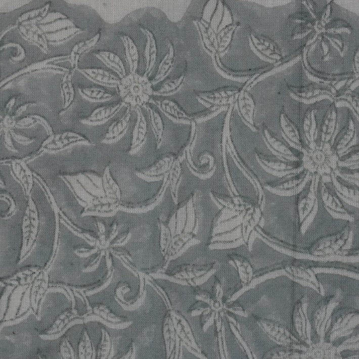 Hand block printed organic cotton fabric yardage from Myyra Jaipur