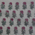 Hand block printed organic cotton fabric yardage from Myyra Jaipur