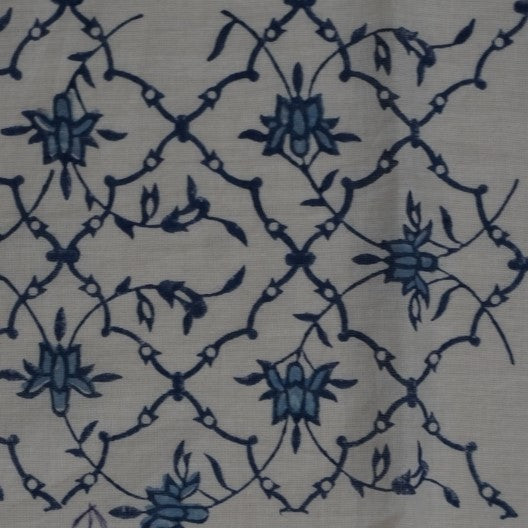 Hand block printed organic cotton fabric yardage from Myyra Jaipur
