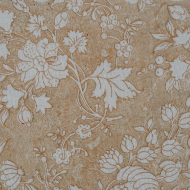 Hand block printed organic cotton fabric yardage from Myyra Jaipur