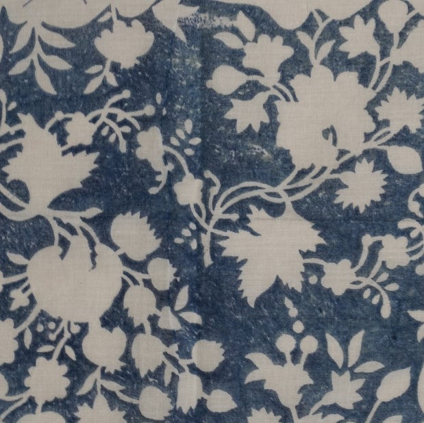 Hand block printed organic cotton fabric yardage from Myyra Jaipur