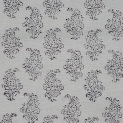 Hand block printed organic cotton fabric yardage from Myyra Jaipur