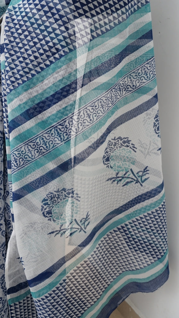 Hand Block Printed Saree