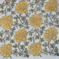 Hand block printed organic cotton fabric yardage from Myyra Jaipur