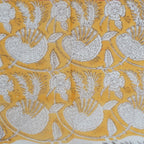 Hand block printed organic cotton fabric yardage from Myyra Jaipur