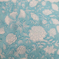 Hand block printed organic cotton fabric yardage from Myyra Jaipur