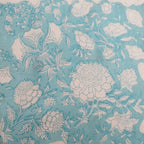 Hand block printed organic cotton fabric yardage from Myyra Jaipur