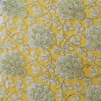 Hand block printed organic cotton fabric yardage from Myyra Jaipur