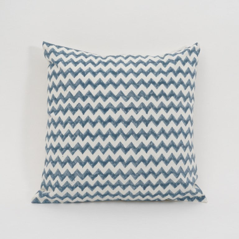 Hand block printed organic cotton cushion cover | Myyra Jaipur