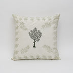 Hand block printed organic cotton cushion cover | Myyra Jaipur