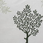 Cushion cover folded showing pattern repeat of hand block print | Myyra Jaipur