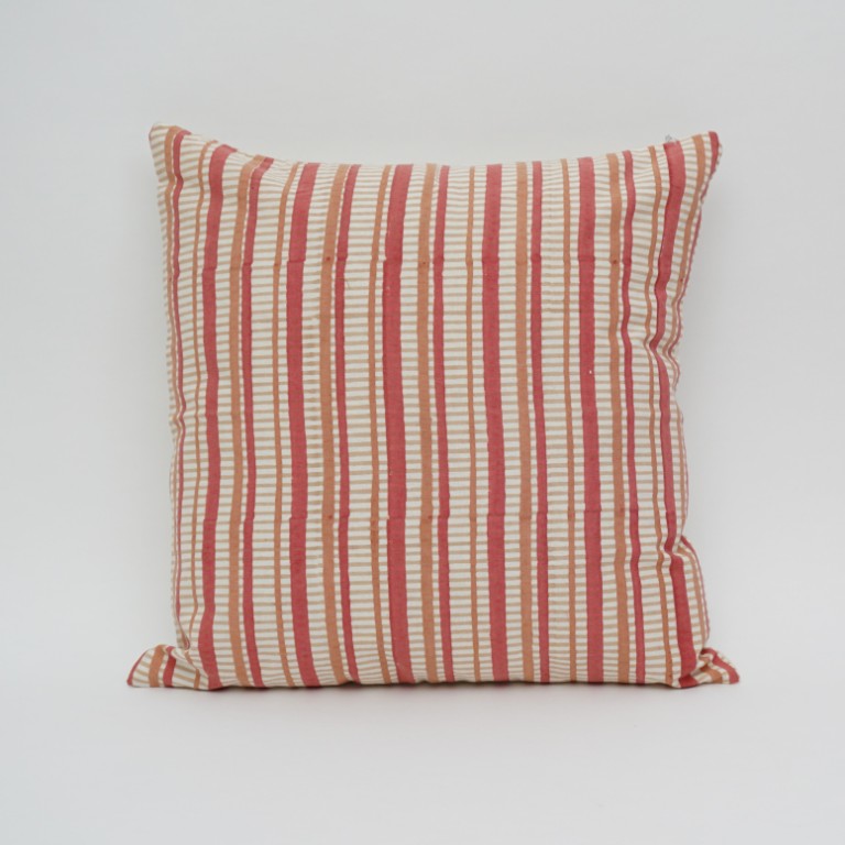 Hand block printed organic cotton cushion cover | Myyra Jaipur