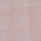 Close-up of hand block print on organic cotton running fabric | Myyra Jaipur