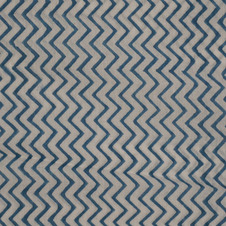Hand block printed organic cotton fabric by the yard | Myyra Jaipur