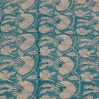 Hand block printed organic cotton fabric yardage from Myyra Jaipur