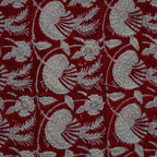 Hand block printed organic cotton fabric yardage from Myyra Jaipur