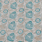 Hand block printed organic cotton fabric yardage from Myyra Jaipur