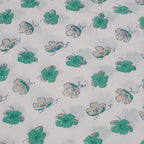Hand block printed organic cotton fabric yardage from Myyra Jaipur