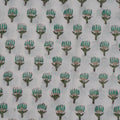 Hand block printed organic cotton fabric yardage from Myyra Jaipur