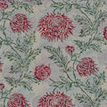 Hand block printed organic cotton fabric yardage from Myyra Jaipur