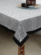 Hand block printed organic cotton table cover | Myyra Jaipur