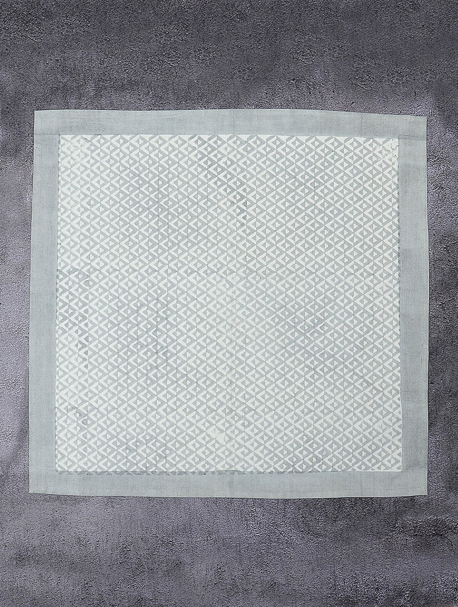Hand block printed organic cotton napkin | Myyra Jaipur