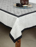 Hand block printed organic cotton table cover | Myyra Jaipur