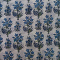 Hand block printed organic cotton fabric yardage from Myyra Jaipur