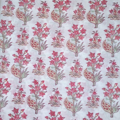 Yardage Hand Block Printed Cotton