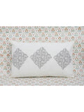 Hand block printed organic cotton pillow cover | Myyra Jaipur