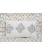 Hand block printed organic cotton pillow cover | Myyra Jaipur