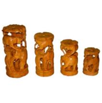 WOODEN ROUND SHER SHIKAR MYWH3017
