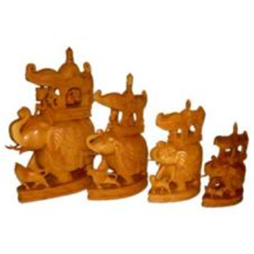 WOODEN CARVING OVAL AMBAWADI MYWH3023
